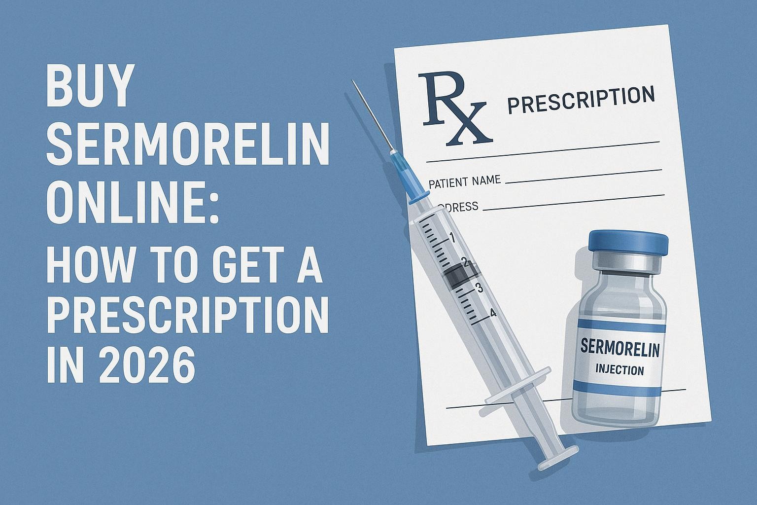 Buy Sermorelin Online: How to Get a Prescription in 2026