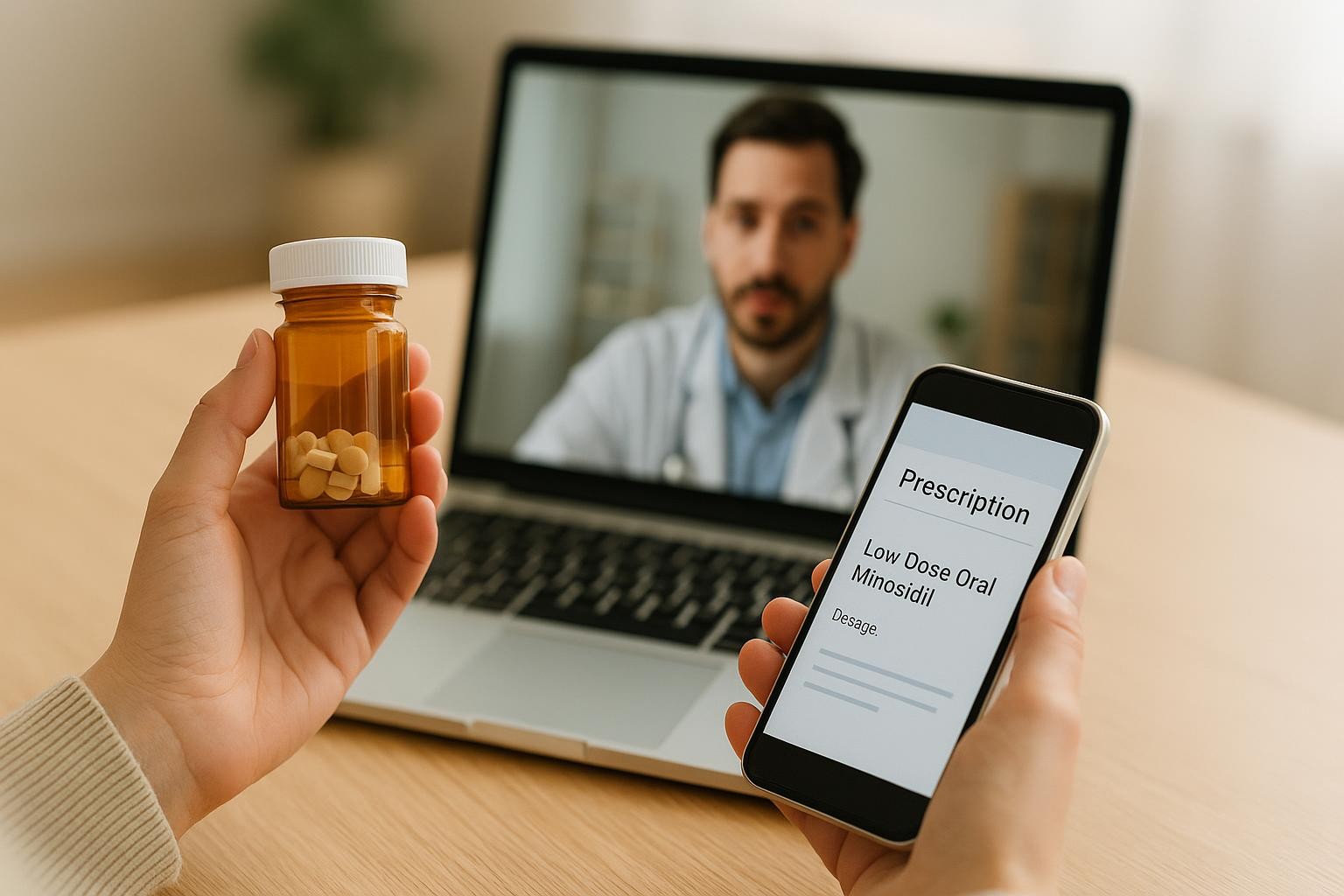 Low-Dose Oral Minoxidil Prescription Online