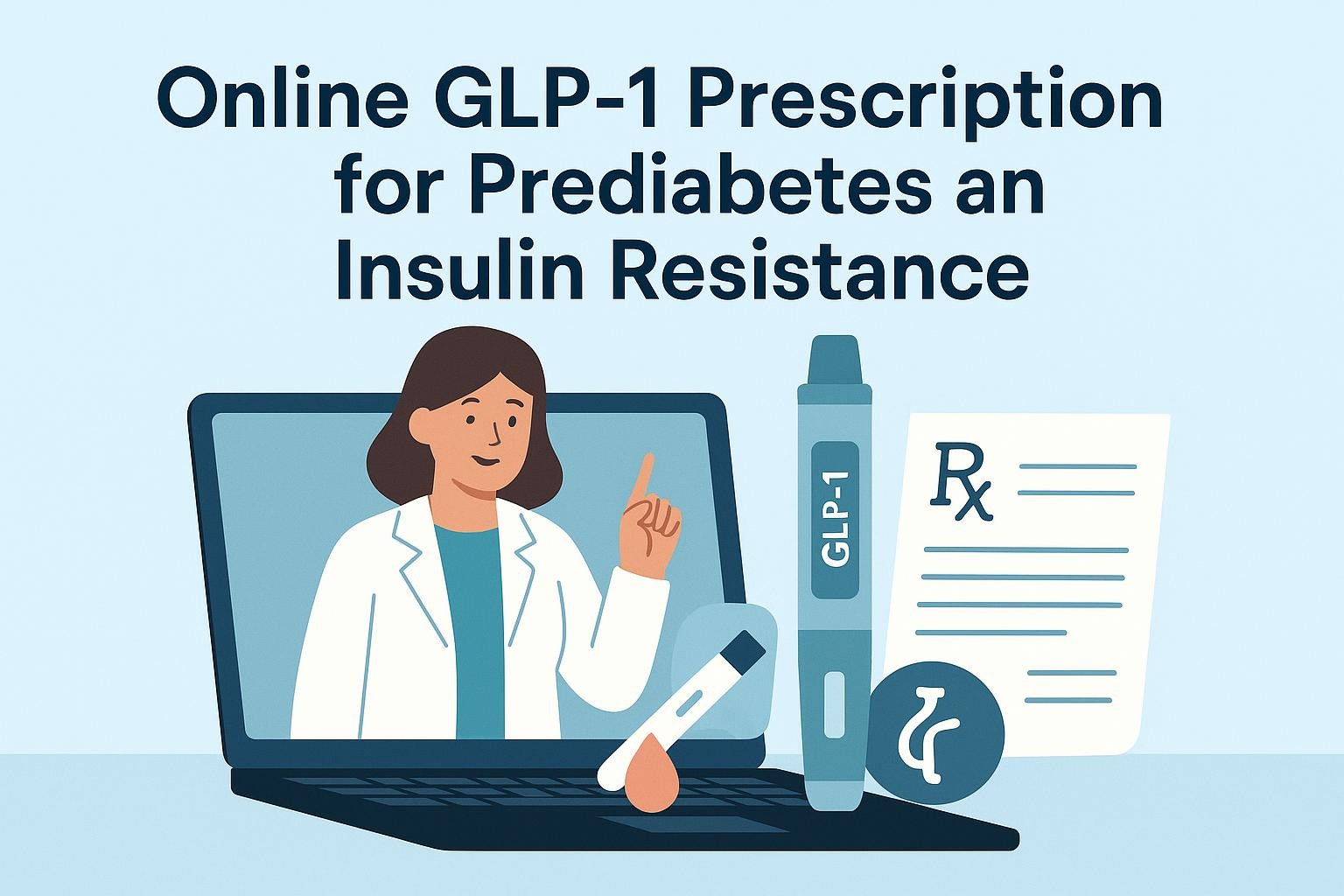 Online GLP-1 Prescription for Prediabetes and Insulin Resistance
