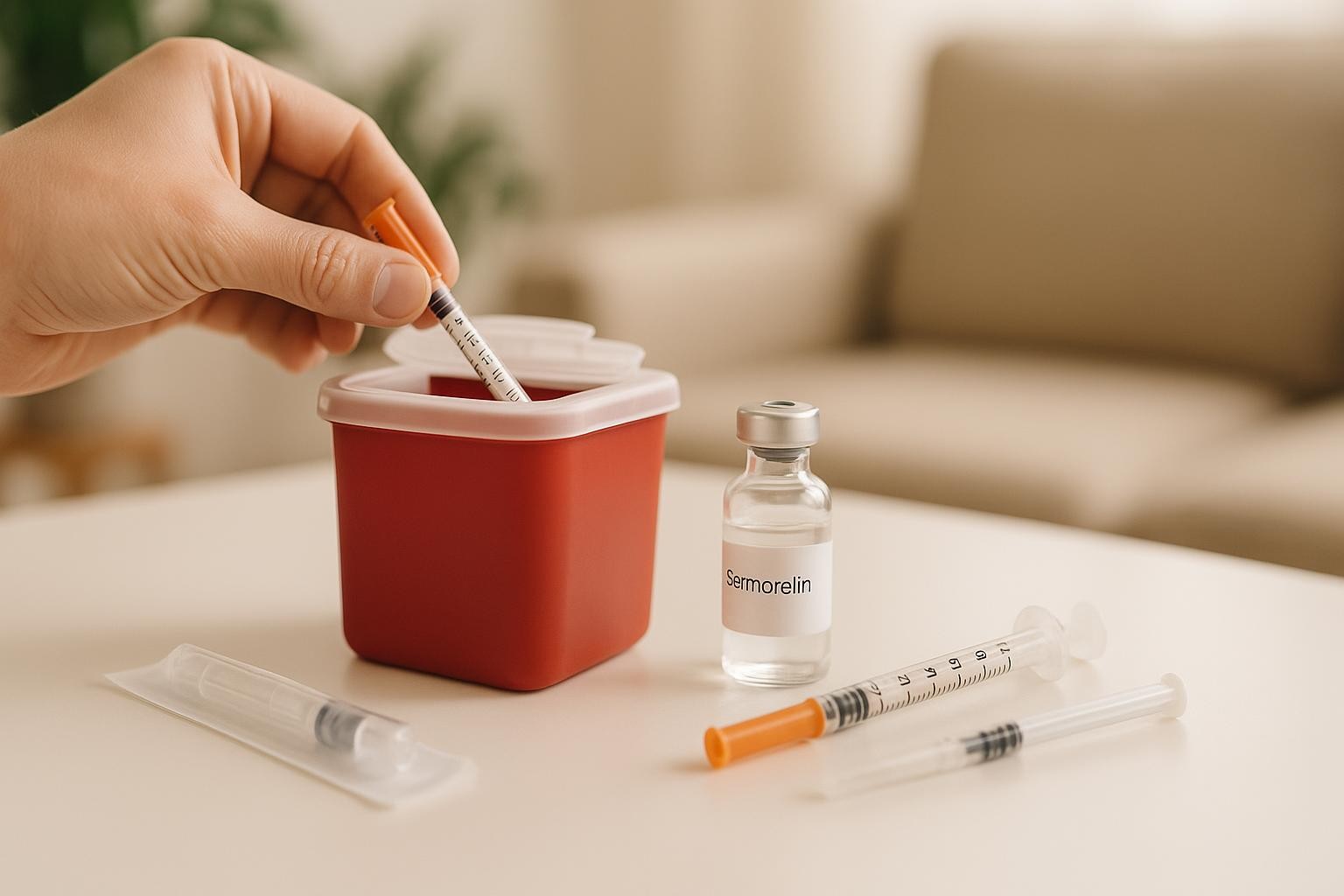 Sermorelin Injection Supplies: Needles, Syringes and Safe Sharps Disposal
