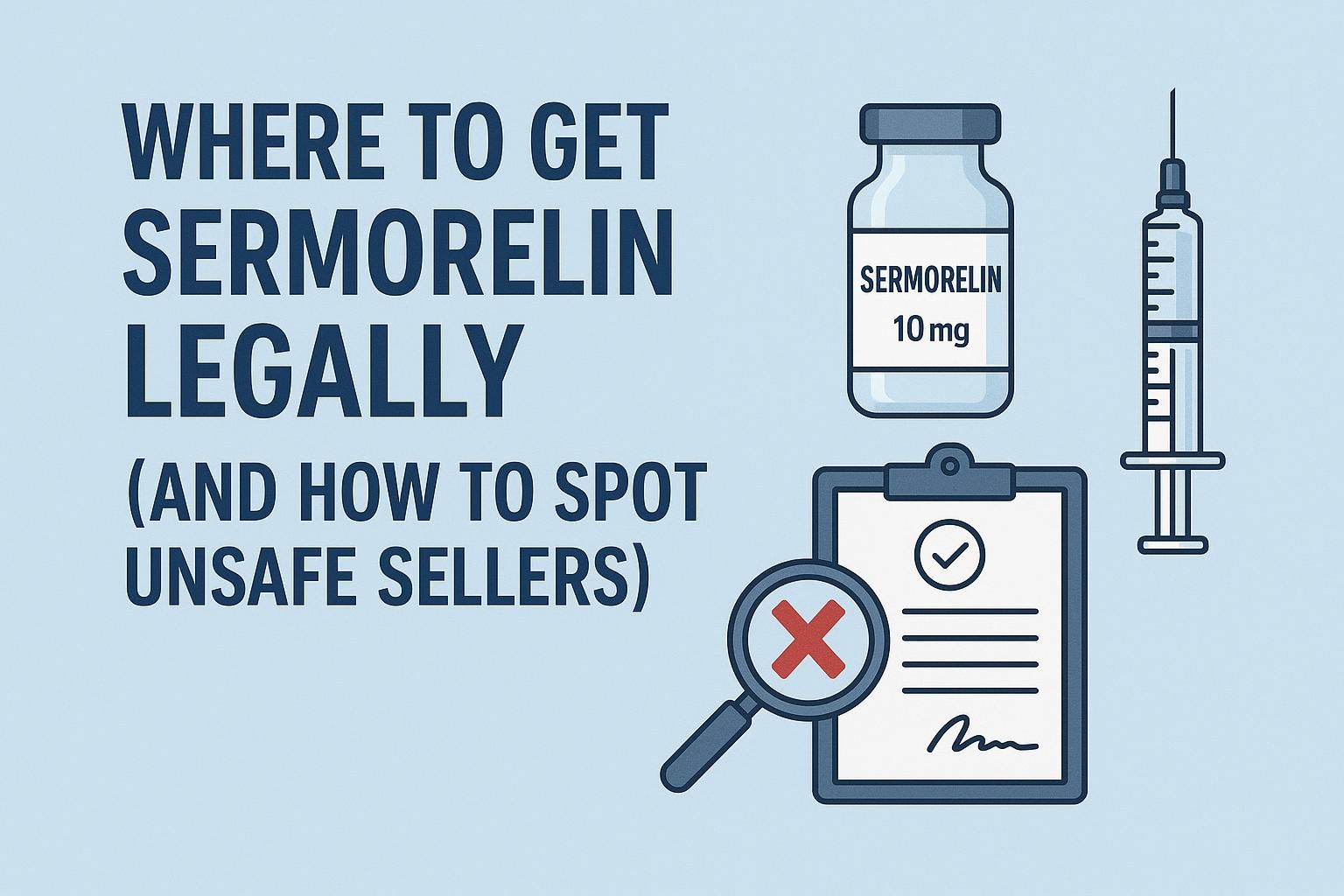 Where to Get Sermorelin Legally (and How to Spot Unsafe Sellers)