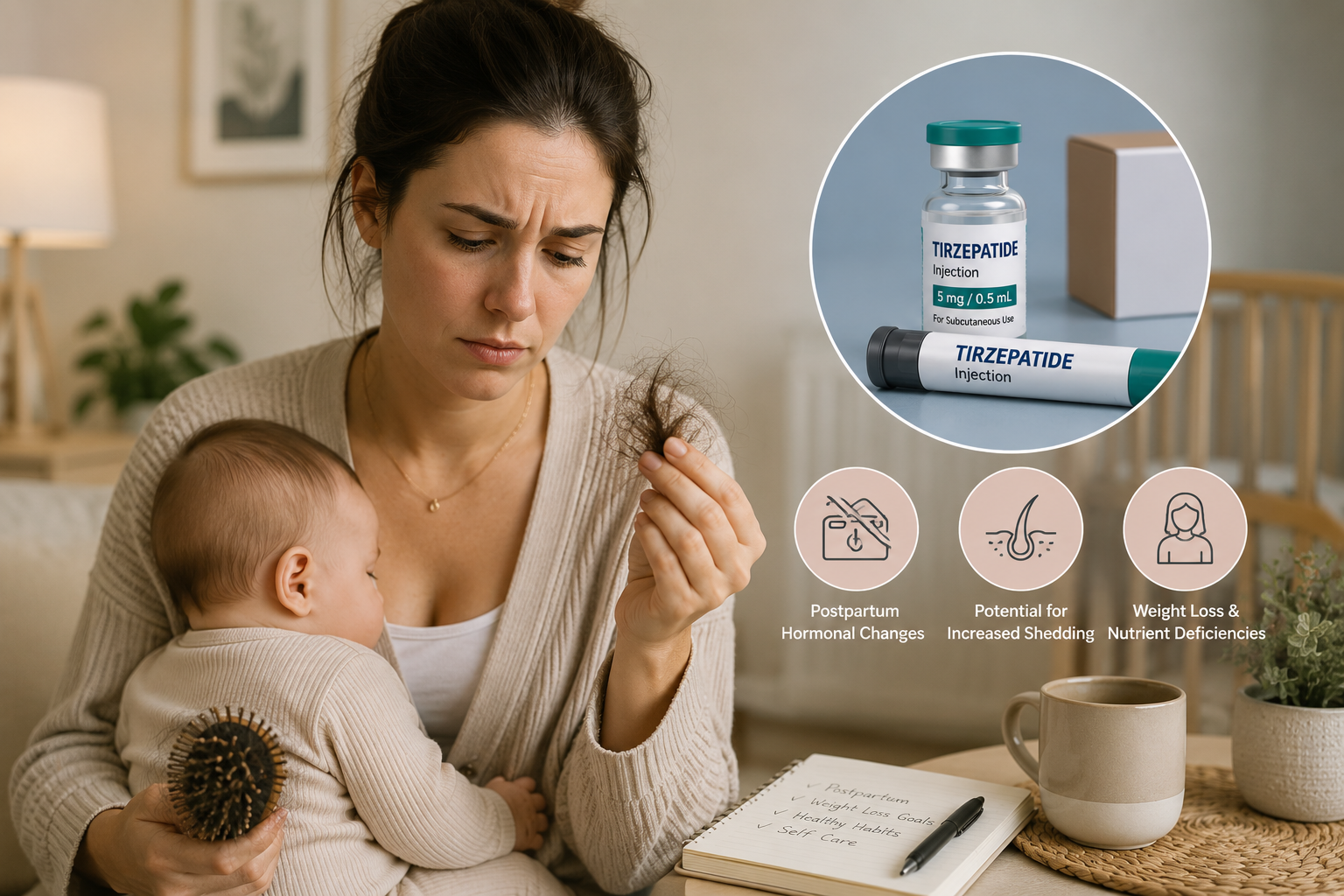 Does Tirzepatide Cause Hair Loss After Pregnancy?