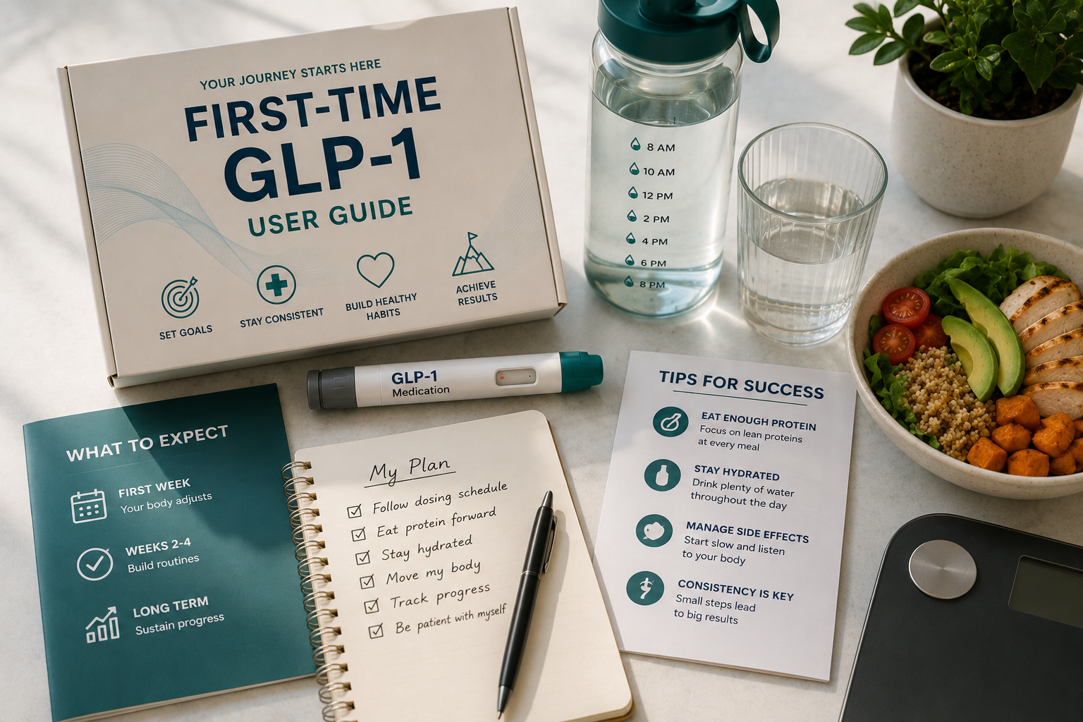 First-Time GLP-1 User Guide: How to Prepare for Your First Ozempic, Wegovy, or Mounjaro Shot