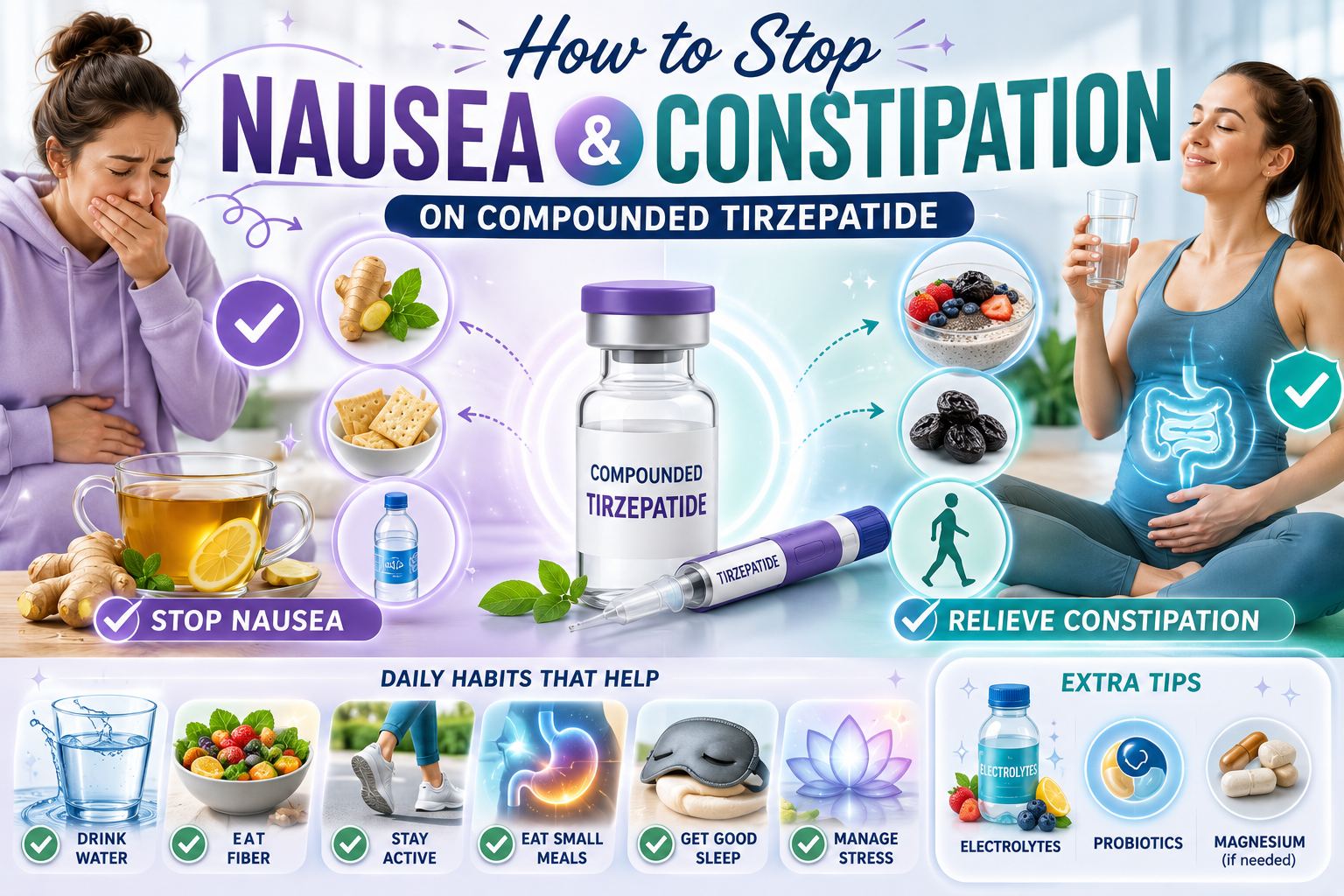 Tirzepatide Nausea and Constipation: How to Get Relief and Stay on Track