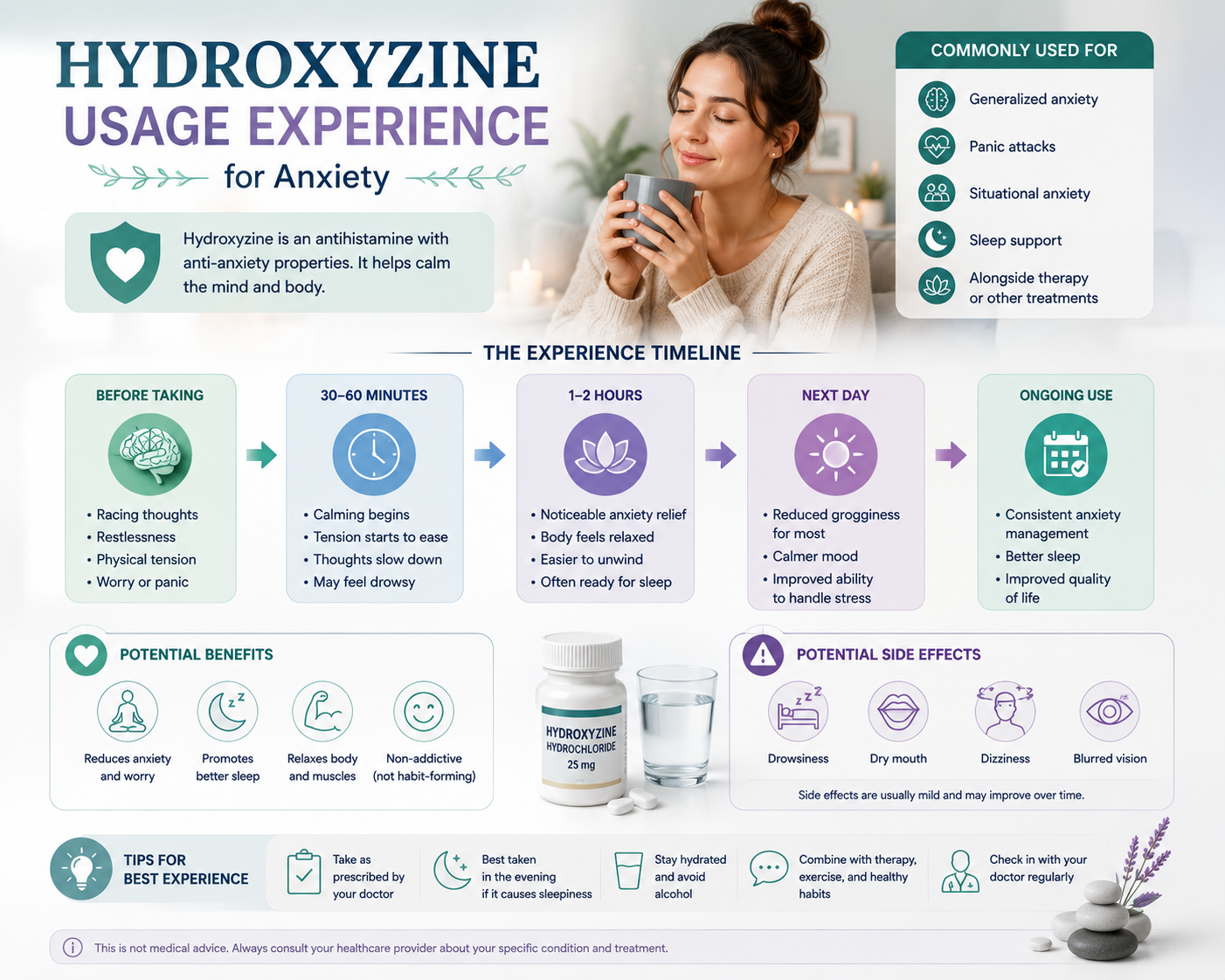 Hydroxyzine for Anxiety: What It Feels Like, How Fast It Works, and How to Use It Safely