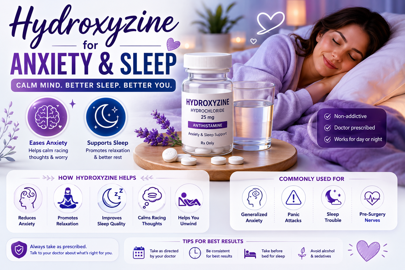 Hydroxyzine for Anxiety and Sleep: What Real Users on Reddit Report