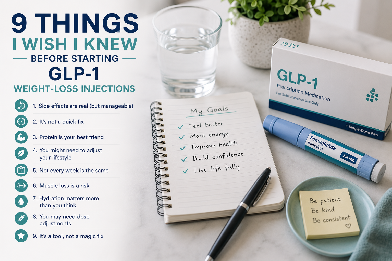 9 Things I Wish I Knew Before Starting GLP-1 Weight-Loss Injections