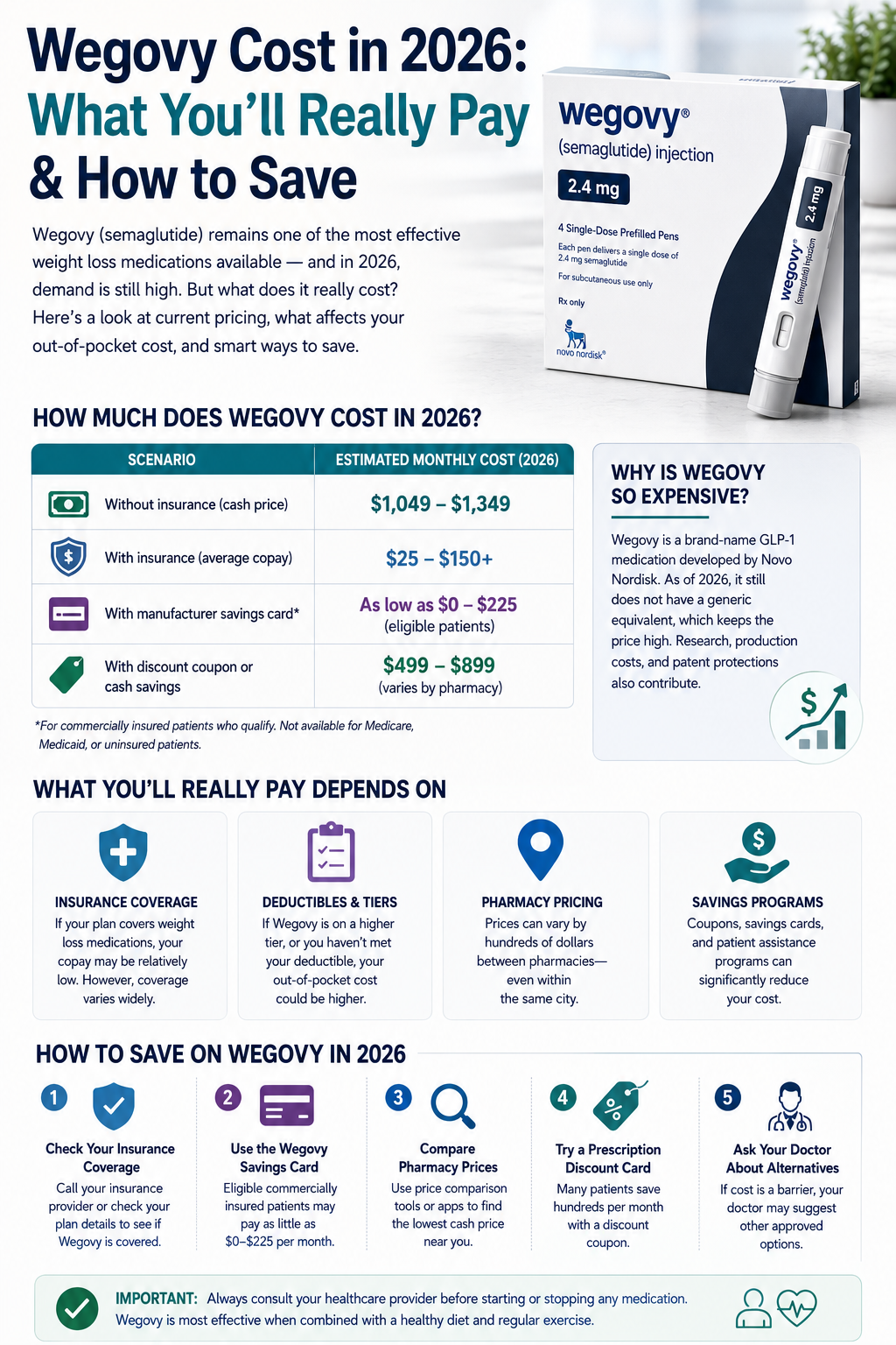 Wegovy Cost in 2026: What You’ll Really Pay & How to Save