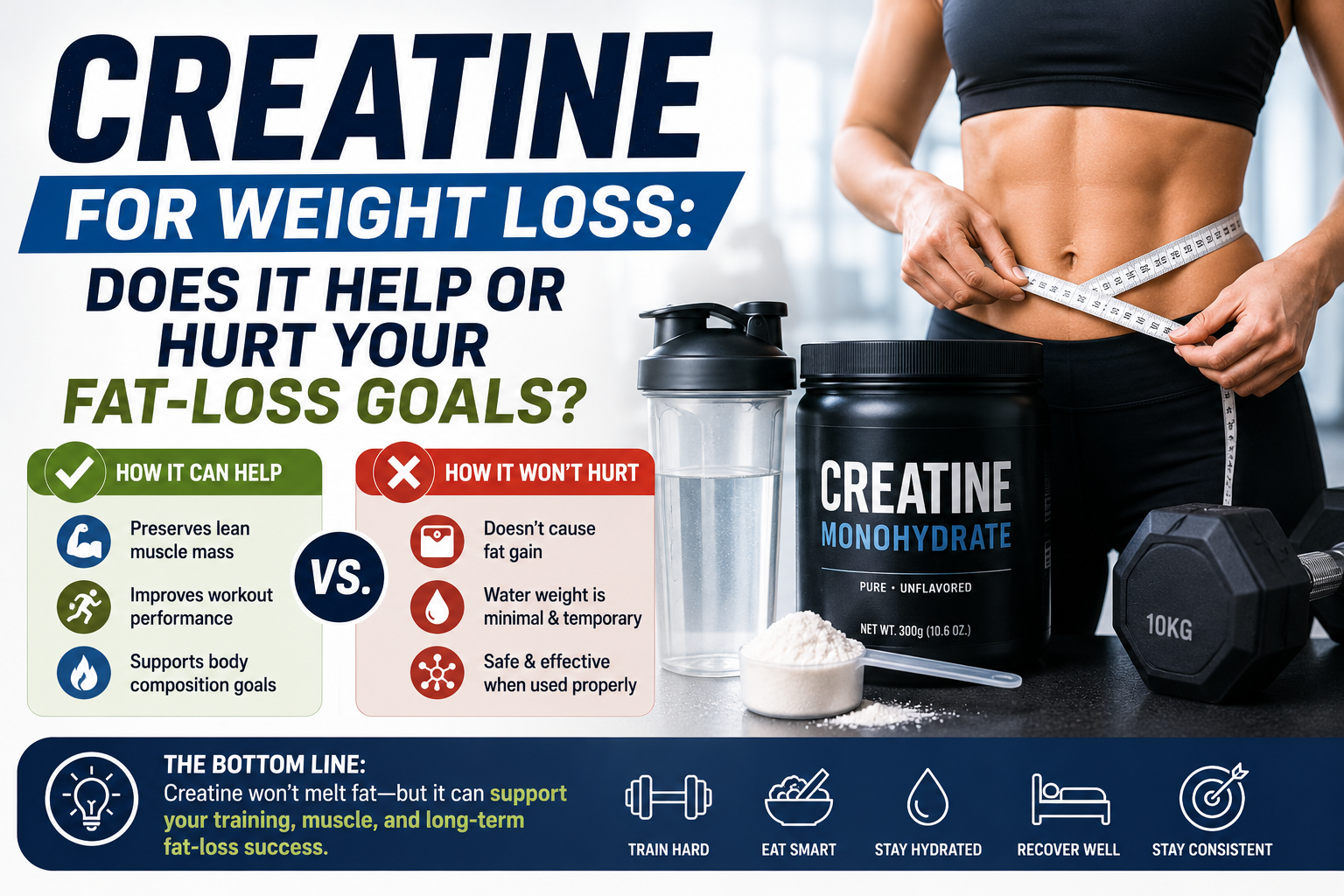 Creatine for Weight Loss: Does It Help or Hurt Your Fat-Loss Goals?