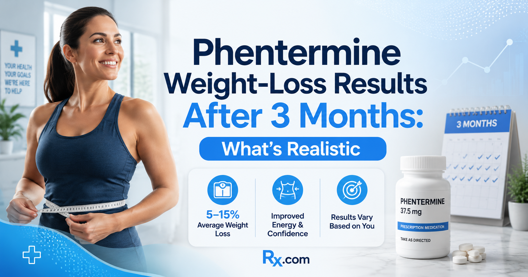 Phentermine Weight-Loss Results After 3 Months: What’s Realistic?
