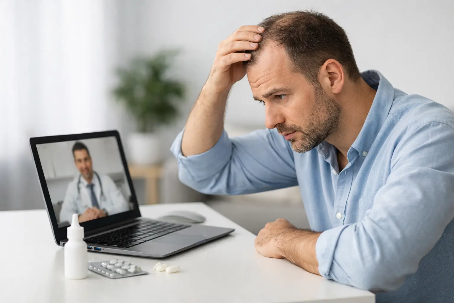 Men’s Hair Loss Online: How to Start Safely