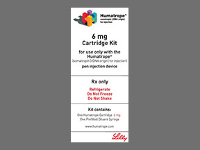 Humatrope Cartridge — prescription drug image