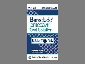 Baraclude Bottle — prescription drug image