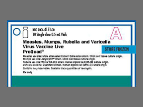 Proquad Suspension Reconstituted — prescription drug image