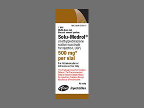 Solu-Medrol Solution Reconstituted — prescription drug image