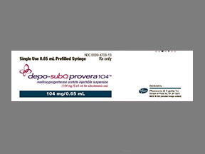 Depo-Subq Provera 104 Syringe — prescription drug image