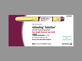 Admelog Solostar Pen — prescription drug image