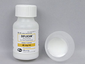 Diflucan Bottle — prescription drug image