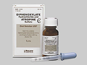 Diphenoxylate-Atropine Bottle — prescription drug image