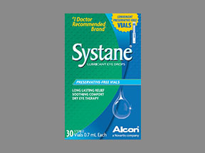 Systane Preservative Free Box — prescription drug image