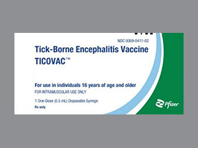 Ticovac Syringe — prescription drug image