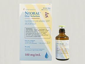Neoral Bottle — prescription drug image