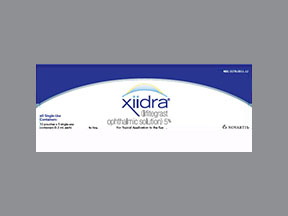 Xiidra Solution — prescription drug image