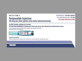 Teriparatide Pen — prescription drug image