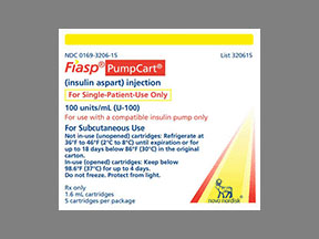 Fiasp Pumpcart Cartridge — prescription drug image