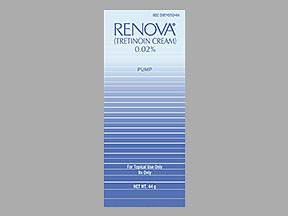 Renova Pump Pump Bottle Of Cream — prescription drug image