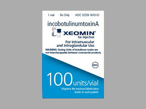 Xeomin Solution Reconstituted — prescription drug image