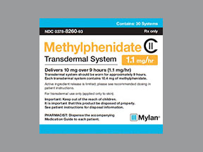 Methylphenidate Box — prescription drug image