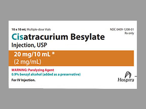 Cisatracurium Besylate Vial — prescription drug image