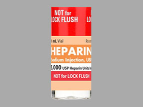 Heparin Sodium (Porcine) Vial — prescription drug image
