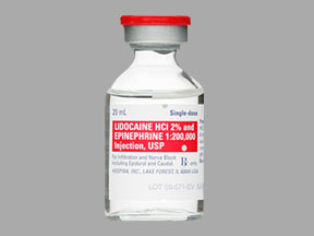 Lidocaine-Epinephrine (Pf) Vial — prescription drug image