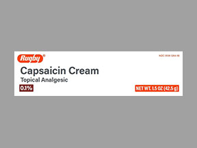 Capsaicin Tube Of Cream — prescription drug image