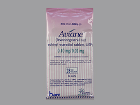 Aviane Disp Pack — prescription drug image
