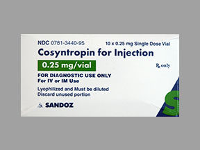 Cosyntropin Solution Reconstituted — prescription drug image