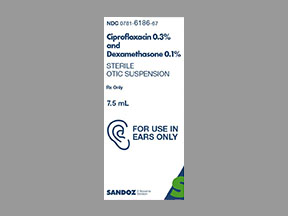 Ciprofloxacin-Dexamethasone