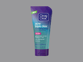 Clean & Clear Acne Scrub Tube — prescription drug image