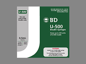 Bd Insulin Syringe U-500 Miscellaneous — prescription drug image
