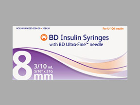 Bd Insulin Syringe Ultrafine Box — prescription drug image