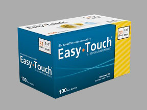Easy Touch Pen Needles Box — prescription drug image