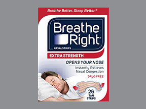 Breathe Right Extra Strength Box — prescription drug image