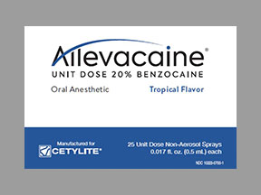 Allevacaine Box — prescription drug image