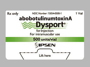 Dysport Solution Reconstituted — prescription drug image