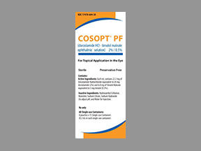 Cosopt Pf Box — prescription drug image