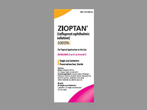 Zioptan Box — prescription drug image
