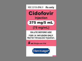 Cidofovir Vial — prescription drug image