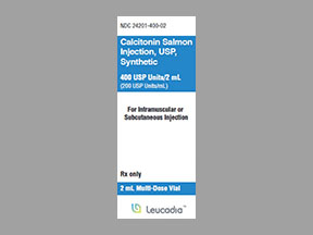 Calcitonin (Salmon) Vial — prescription drug image